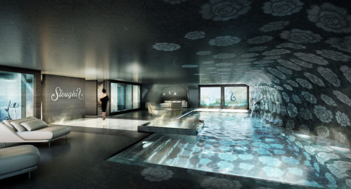 Piscine Chalet Sloughis 3D | Courchevel