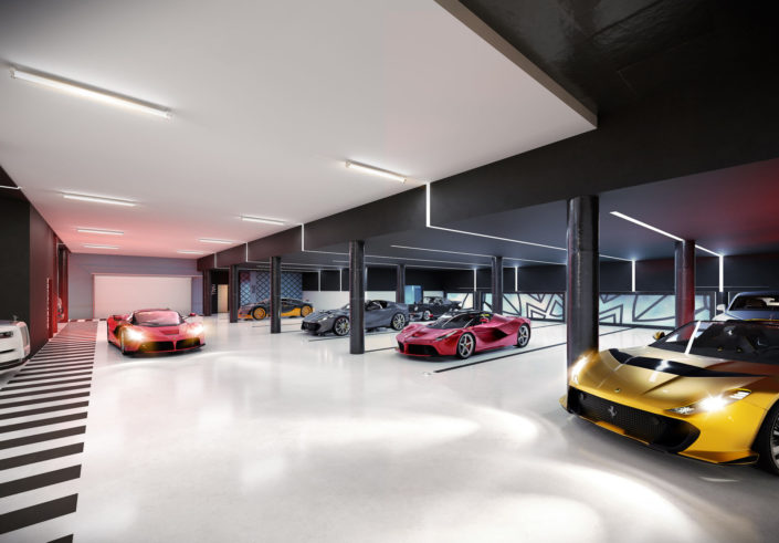 Parking de luxe en 3D | Evian