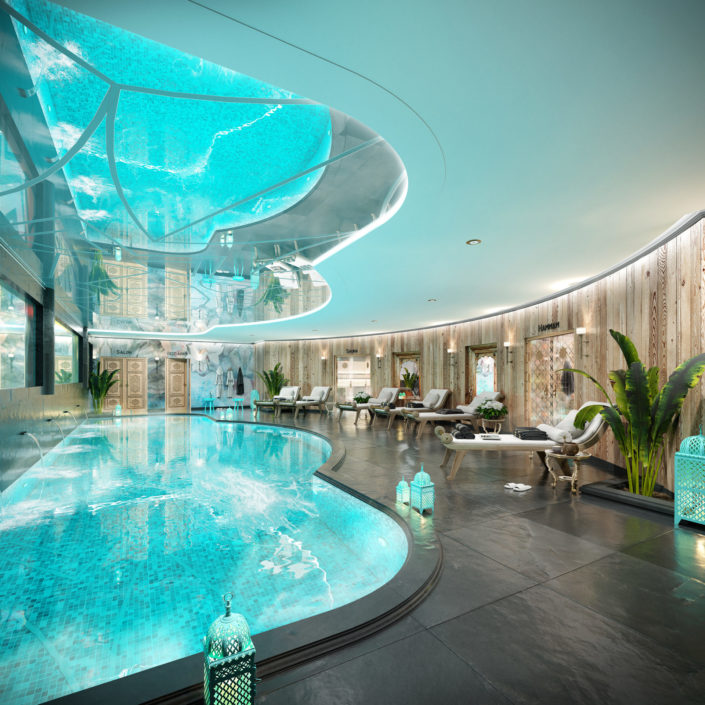 SPA de luxe en 3D | Evian