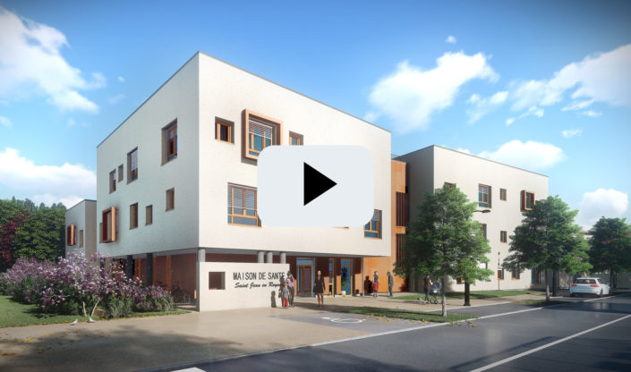 Animation 3D | Future maison de santé à St Jean en Royans | 2020