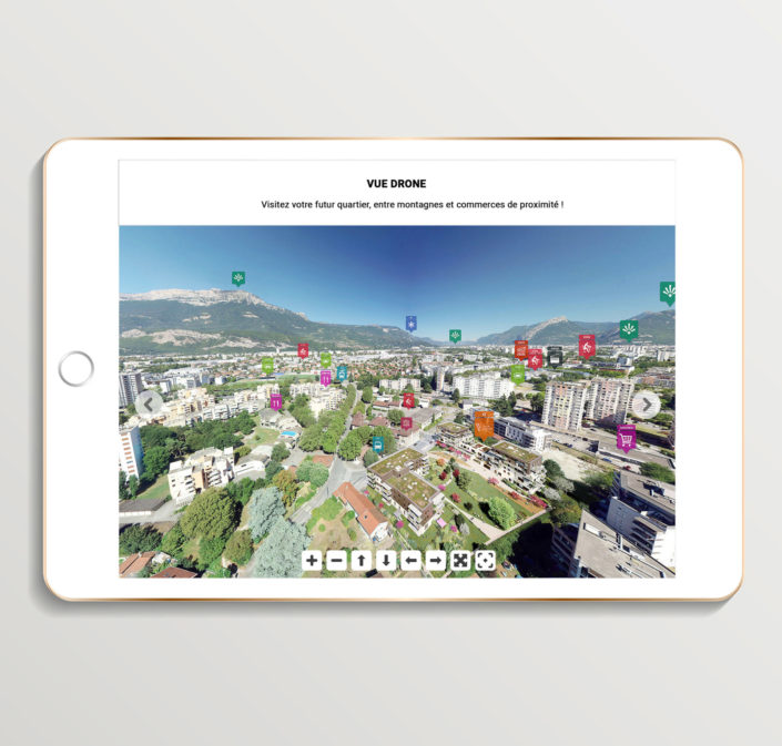 Vues Drone 360° Interactive | L'écrin du vercors